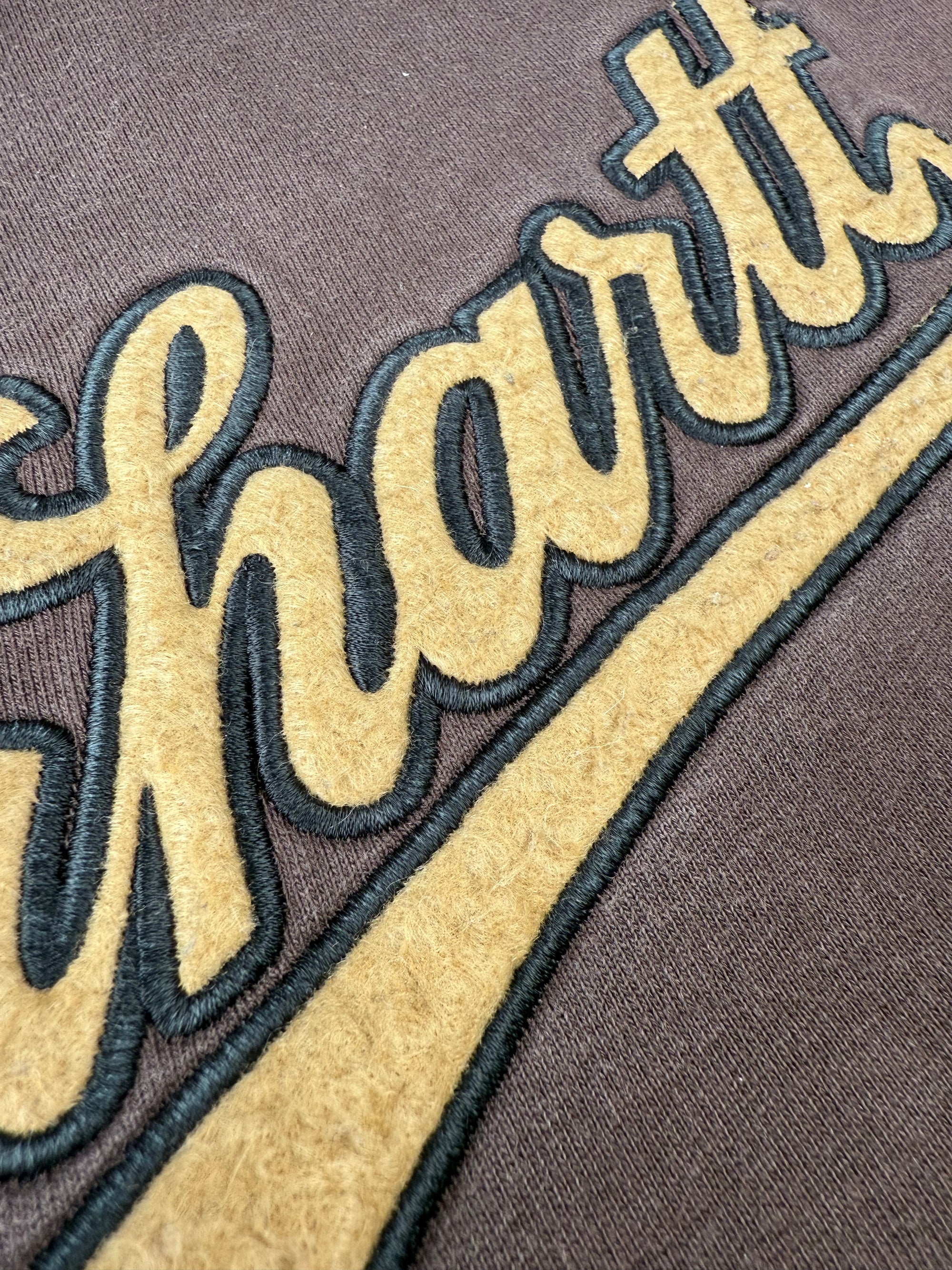 Sweatshirt vintage Carhartt marron brodé - taille S
