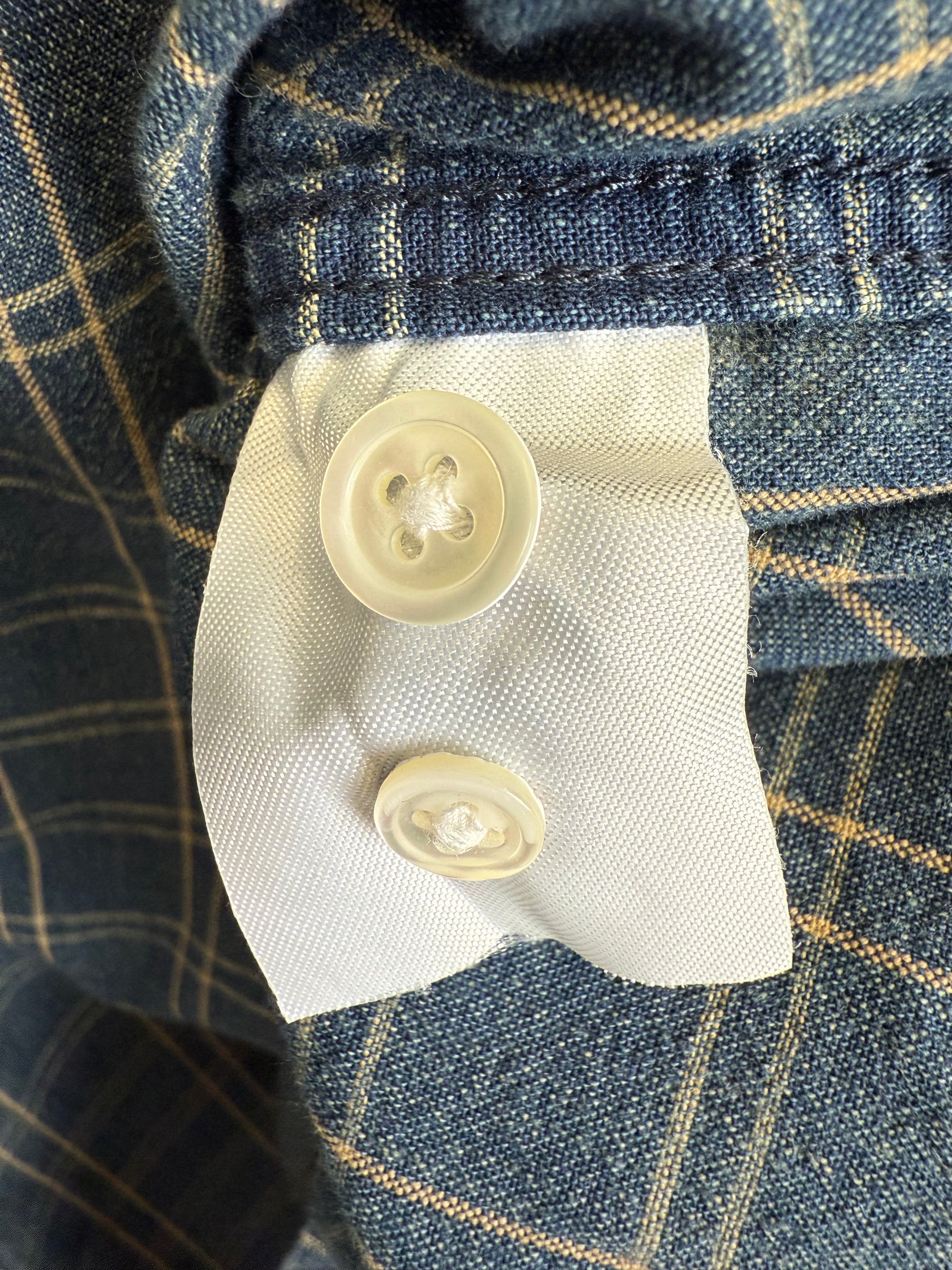 Chemise Levi’s à carreaux bleu vintage - taille S